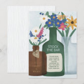 Fleur sauvage Stock de la carte de boîtier de barr (Devant / Derrière)