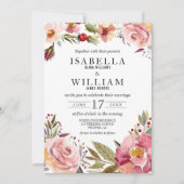 Fleur sauvage Summer Boho Faire-part de mariage (Devant)