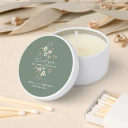 Fleur sauvage vert Sage Merci Floral