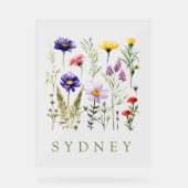 Fleur sauvage vintage moderne (Recto)