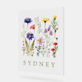 Fleur sauvage vintage moderne (Angle)