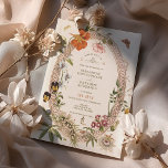 Fleur sauvage Vintage Wedding Invitation Mauve Ros<br><div class="desc">Découvrez le charme et la beauté d'une époque révolue avec nos invitations de mariage à thème fleur sauvage. Conçues avec soin du détail, ces invitations présentent une étonnante aquarelle d'un bouquet de Rose Mauve Dusty et une végétation luxuriante, évoquant des motifs de nature délicats et complexes. Le design en forme...</div>