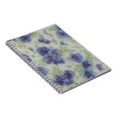 Fleur sauvage Violet Carnet Spiral (Côté Droit)