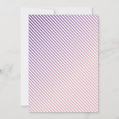 Fleur sauvage Violette Elle Tourne Une Invitation (Dos)