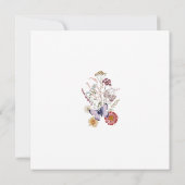 Fleur sauvage Whimsical Baby In Bloom Invitation (Dos)