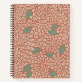 Fleur sauvage - Zinnia - Bullet Journal - Orange (Devant)