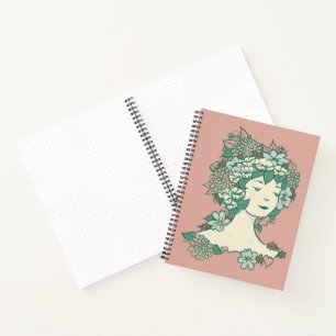 Fleur sauvage - Zinny - Journal à puce - Rose