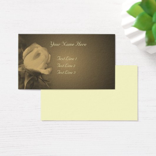 Fleur Sepia Rosebud âgée (Bureau)