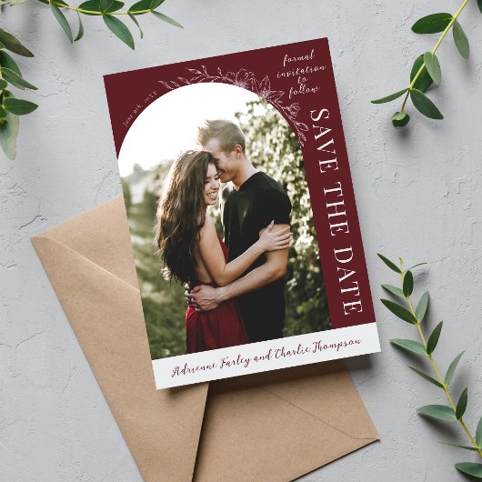 Fleur Simple 1 Bois de rose Save The Date