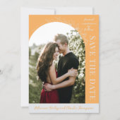 Fleur Simple 1 Sorbet Orange Save The Date (Devant)