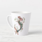Fleur Sirène Latte Mug - Romance Whimsical (Angle gauche)