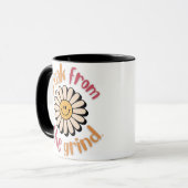 Fleur sourire BFTG Café Mug (Devant gauche)