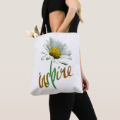 Fleur sur le sac fourre-tout (De près)