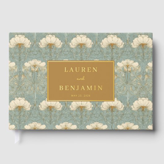 Fleur teinte sarcelle élégante (Recto)