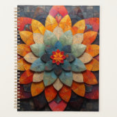 Fleur texturée Mandala Art (Devant)