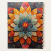 Fleur texturée Mandala Art (Dos)