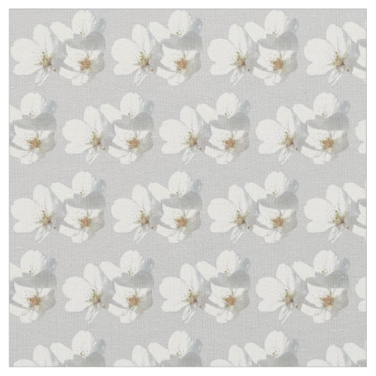 Fleur tissu Fleur Blanc Fleur tissu Coton ou Poly (Fermer)