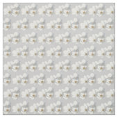 Fleur tissu Fleur Blanc Fleur tissu Coton ou Poly (Échantillon)