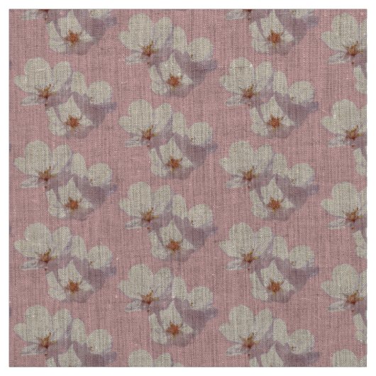Fleur tissu Fleur rose Fleur tissu Coton ou Poly (Échantillon)