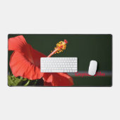 Fleur Tropical Rouge Hibiscus Dramatique (Clavier et souris)
