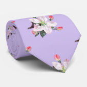 Fleur tropicale avec Cravate Motif d'abeille (Roulé)