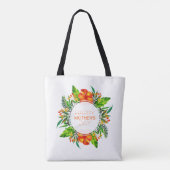 Fleur tropicale Bonne fête des mères | SAC FOURRE- (Dos)