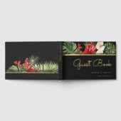 Fleur tropicale et mariage foncé feuille (Complet)