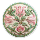 Fleur Tulip Harmonie Céramique Bouton Tulip (Devant)