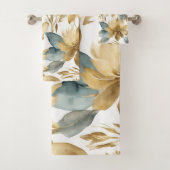 Fleur Turquoise Boho White Gold (En situation)