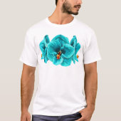 Fleur Turquoise - T-shirt (Devant)