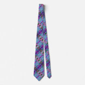 Fleur Ultra Violet Cravate Homme (Devant)