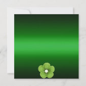 Fleur verte/blanche molle douce16 Invitation d'ann (Dos)