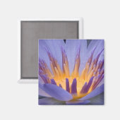 Fleur violet et or - Aimant (Recto/Verso)
