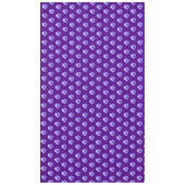 Fleur violet Pansy Motif sans couture sur nappe (Devant)