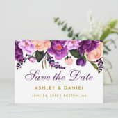 Fleur Violet Ultra Or Save The Date (Debout devant)