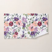 Fleur violette (Serviette à main)