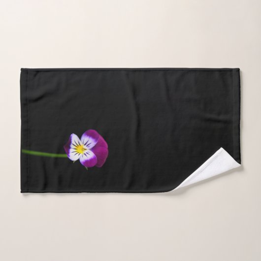 Fleur violette btcnm (Serviette à main)