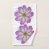Fleur violette claire (Serviette à main)