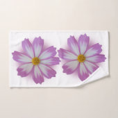Fleur violette claire (Serviette à main)