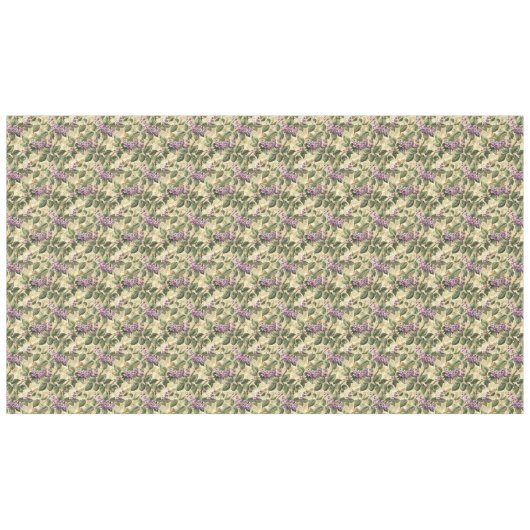 Fleur violette Lilac Nappe Florale Décor (Devant (Horizontal))