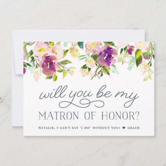 Fleur vive | Devez ma carte d'honneur (Devant)