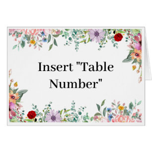 Fleur vive - Nombres de tableau floral multicolore