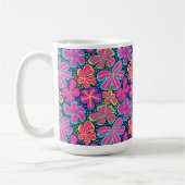 Fleur vive 🌸 tasse de café 15oz (Gauche)