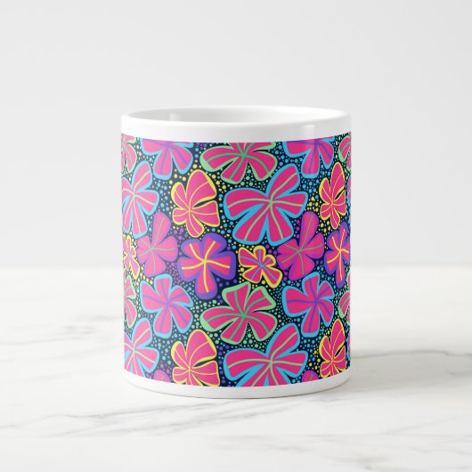 Fleur vive 🌸 tasse de café de spécialité (Devant)