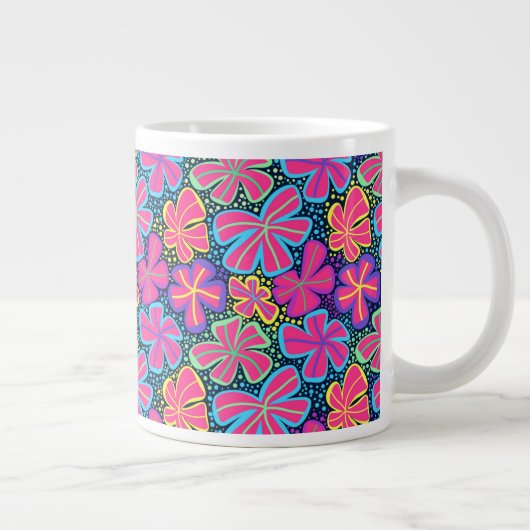 Fleur vive 🌸 tasse de café de spécialité (Droite)