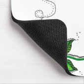 Fleur Whimsical sur le tapis de souris (Coin)