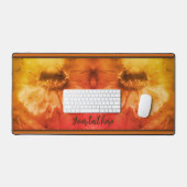 Fleur Zinnia Daisy À Sepia Vintage Personnalisé (Clavier et souris)
