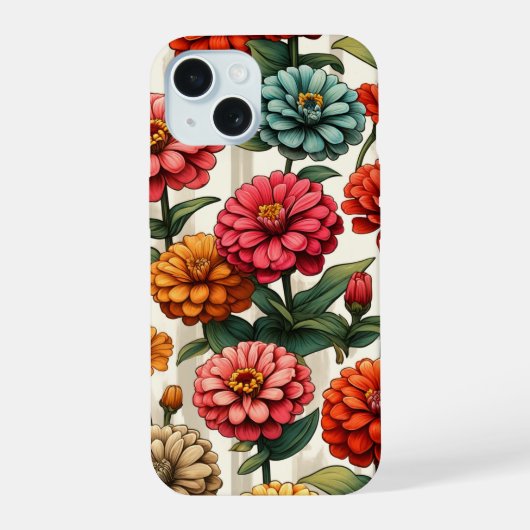 Fleur Zinnia gracieuse (Verso)
