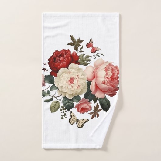 fleuri (Serviette à main)