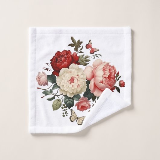 fleuri (Gant de toilette)